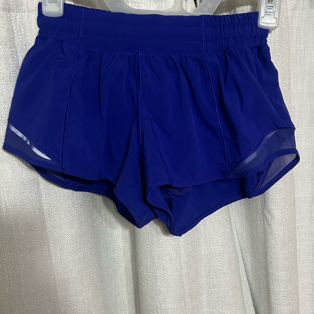 Lululemon Royal Blue Hotty Hot Shorts